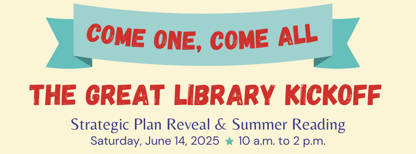 The Great Library Kickoff (Real Estate Flyer) (Facebook Cover)